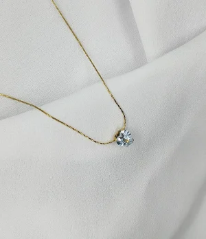 Cadena Dije de Corazon Perla