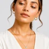 Cadena Dije de Corazon Perla